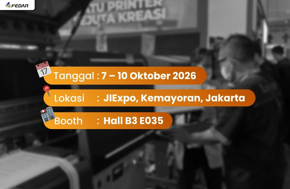 Jadwal Pameran Allprint 2026 Pada 7–10 Oktober 2026 Di Jiexpo Kemayoran Jakarta, Hall B3 Booth E035.